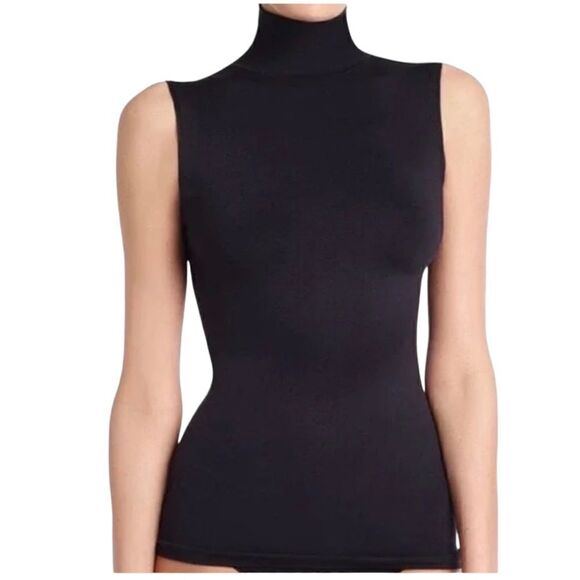 Commando Black Turtleneck Minimalist Tank Top OS NWT - Picture 2 of 6
